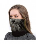 Balaclavas Cool Wolf Lion Print Bandana Balaclava Face Mask Neck Gaiter Scarf Headband for Men Women - Smok Animal - C2197XMQ...