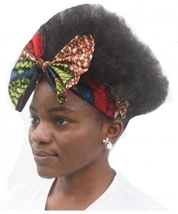Headbands African Print Headband Hair Accessory for Women/Girls （2 Headbands 1 Big and 1small） - Shape 1 - CS18QH83M4Z $16.74