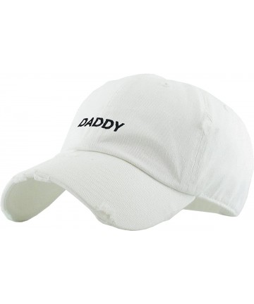 Baseball Caps Good Vibes Only Heart Breaker Daddy Dad Hat Baseball Cap Polo Style Adjustable Cotton - (4.3) White Daddy Vinta...