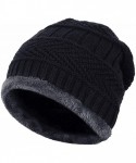 Skullies & Beanies 2 Pack Winter Hats for Men Baggy Beanie Ski Snow Skull Cap - 01-black Beanie - CR18LTZR4TS $21.77