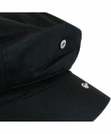 Newsboy Caps Men's Linen 8 Panel Applejack Gatsby newsboy IVY Hat - Black - CS11ZR8XJJL $14.40