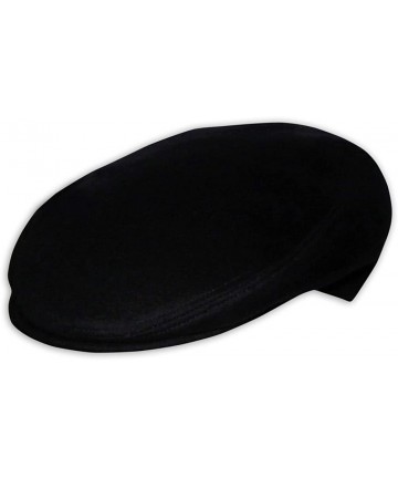 Newsboy Caps Mens Womens Wool Winter Flat Cap Italian Designer Hat (CT514) - Blue - CL11UJOZWWF $32.79