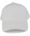 Baseball Caps Plain Infants Size Structured Adjustable Baseball Cap - White - CZ17YZK09GC $17.17
