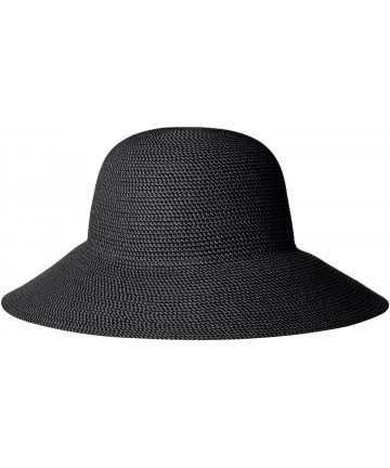 Sun Hats Women's Gossamer Sun Hat - Black - C1114ZC969H $44.02
