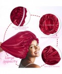Skullies & Beanies 4PCS Satin Bonnet for Women Natural Curly Hair-I - Set I - CR18U98NI2M $20.51