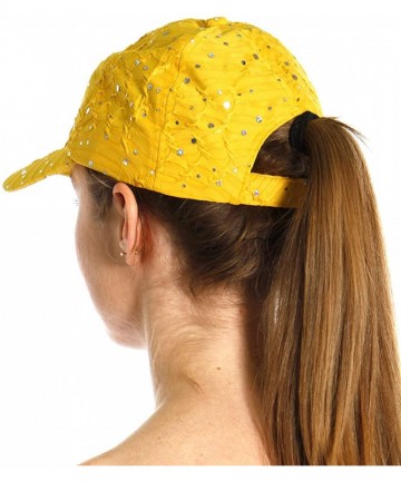 Newsboy Caps Newsboy Cap for Women - Sequin Summer perperboy hat - Baseball Cap - Gatsby Visor hat - Chemo hat - Cap Yellow -...