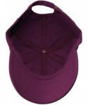 Baseball Caps Classic Baseball Cap Dad Hat 100% Cotton Soft Adjustable Size - Mulberry - C518XL4XH9X $13.58