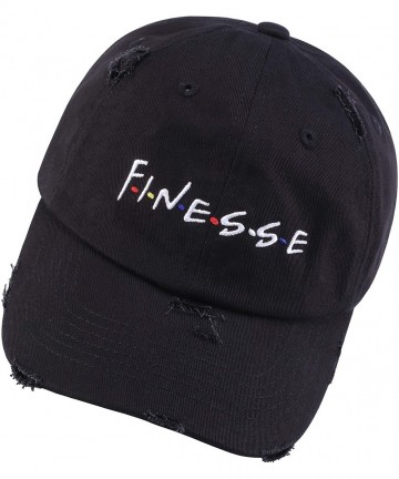 Baseball Caps Dad Hat Finesse Friends Letters Embroidered Baseball Cap Adjustable Strapback Unisex - Finesse-vintage Black - ...