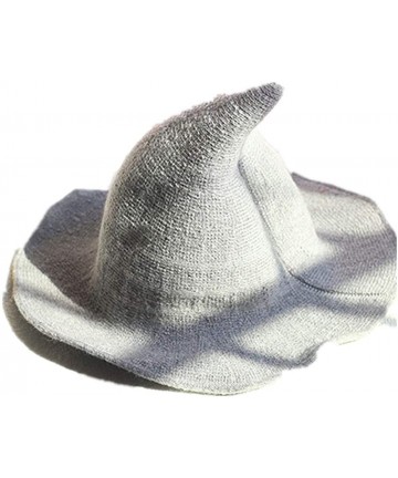 Bucket Hats Knitting Fisherman Fashion Accessories - Light Grey - CI18HGELHO3 $19.02