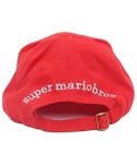 Baseball Caps Super Mario Bros Hat Baseball Caps Anime Cosplay Accessories Cap Red/Green - Red - CX18I2SUID8 $14.17
