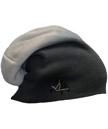 Skullies & Beanies Custom Slouchy Beanie Horse Head B Embroidery Skull Cap Hats for Men & Women - Black Grey - C618A57MG0T $1...