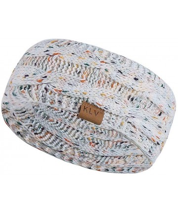 Skullies & Beanies Unisex Men Women Crochet Warm Winter Boho Knitting Baggy Beanie Hat Braided Head Cap - White3 - CM18KC0Y6S...