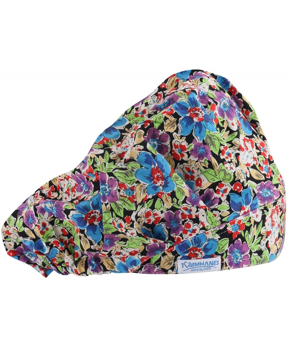 Skullies & Beanies Bouffant Hat Work Leisure Cap One Size Multiple Colors - Color16 - CN18A76IO2I $17.90