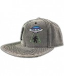 Baseball Caps Believe Bigfoot Sucked up by Alien Ship Hat Flat Visor Snapback Cap Sasquatch - CN1883XOG0R $27.87