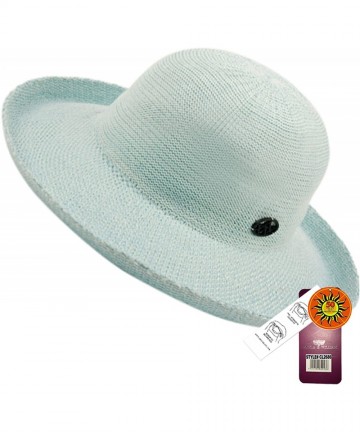 Sun Hats Women's Victoria Straw Hat cl2686 - Mint - CX183KY3MXO $27.76