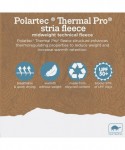 Skullies & Beanies Polartec Thermal Pro Stria Fleece Beanie - Pearl - CI18XSEQI5E $43.28