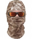 Balaclavas Aqua Design - Cool Weather Mens Face Mask UPF50+ Sun Wind Helmet Liner Balaclava - Pacific Sand - CR18D6CQCL0 $32.53