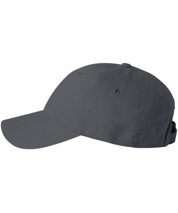Baseball Caps Bio-Washed Unstructured Cotton Adjustable Low Profile Strapback Cap - Charcoal - CO12EXQPZ0D $15.77