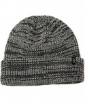 Skullies & Beanies Men's Winter Classic Soft Knit Stretchy Warm Beanie Skully Ski Hat Cap - Marled Navy - CR18I8RC0LM $13.45