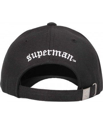 Baseball Caps Baseball Cap Simple Basic Justice League Superman Embroidery Hat AC11097 - Black - CA18K4WI33Y $36.33