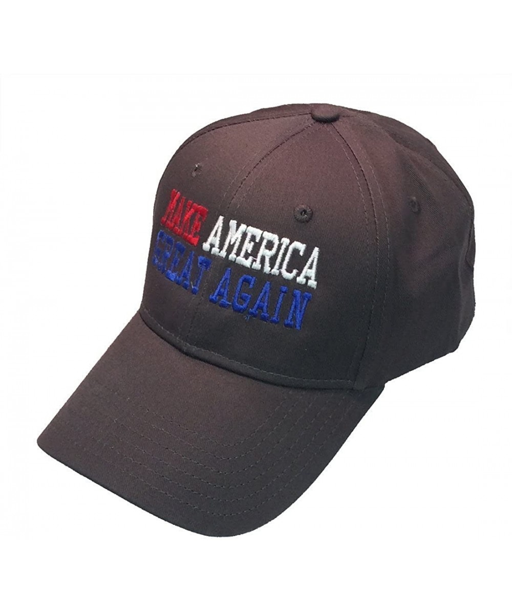 Baseball Caps Donald Trump Make America Great Again Hats Embroidered 10-000+ Sold - Grey - CL12H4YZV91 $22.41