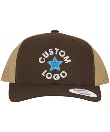 Baseball Caps Custom Embroidered STC39 Trucker Hat - Your Design Here - Personalized Image & Text - CP06 - CX18TWRDKZC $34.69