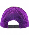 Baseball Caps Beaded Crystal Rhinestone Umbrella Design Glitter Cap - Purple - CX1254BEA9H $20.08