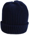 Skullies & Beanies Beanie Oversized Cap-Unisex Cable Knit Crochet Hat Chunky Soft Slouchy Warm Baggy Beanie Ski Hats - Blue -...