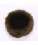 Bomber Hats Women Men Winter Fur Cossack Cap Thick Russian Hat Warm Soft Earmuff - H1-army Green - CL18HXCOQAA $22.10