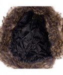Skullies & Beanies Trooper Ear Flap Cap w/Faux Fur Lining Hat - Snow Camo - CQ12B19R13T $19.94