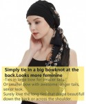 Skullies & Beanies Womens Hair Bonnet Chiffon Turban Multifunctional Headwear for Chemo Cancer Headwrap - Light Blue - C518DL...