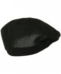 Newsboy Caps Men's Knitted Ivy Newsboy Cap Hat - Black - C611OHTQA7N $15.09