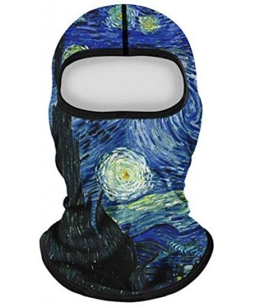 Balaclavas Balaclava Face Mask UV Protection Ski Sun Hood Tactical Masks - Van Gogh 002 - C7197AO7INQ $18.81
