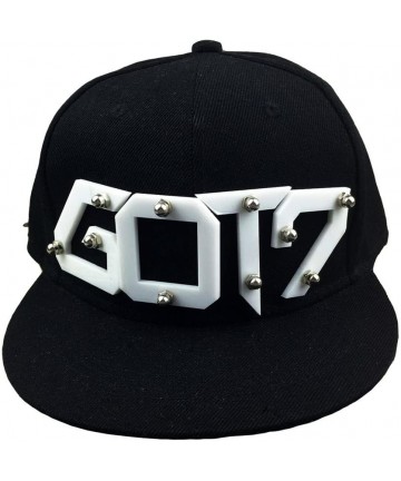 Baseball Caps Kpop GOT7 Baseball Caps Hat Yugyeom Bambam Mark Jackson Sunhat Snapback - Black - CW12JTKHDRL $28.13
