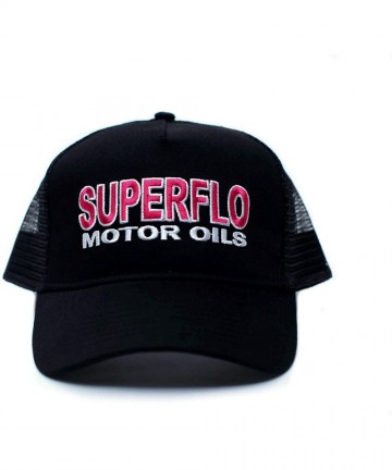 Baseball Caps Superflo Hat - Days of Thunder Trucker Hat Unisex Adult Cap Black - C018ILQIL9T $25.15