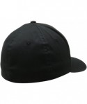 Baseball Caps Men's Flex 45 Flex-Fit Hat - Black - CT11U7K09Y7 $30.01