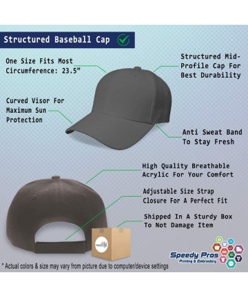 Baseball Caps Custom Baseball Cap Jesus Fish Christian B Embroidery Dad Hats for Men & Women - Dark Grey - CD18SDZO4G6 $18.41