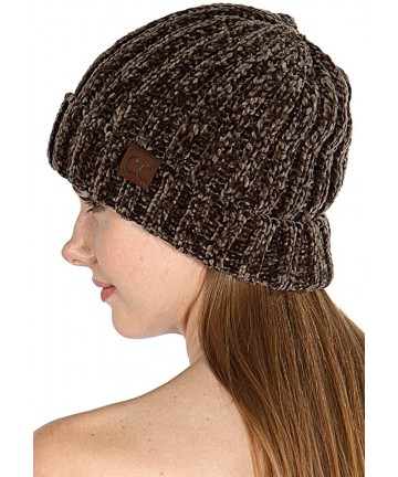 Skullies & Beanies Hand Knit Beanie Cap for Women- Soft Handmade Handknit Thick Cable Hat - N.olive 15 - CP18QU4MR0O $16.30