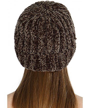 Skullies & Beanies Hand Knit Beanie Cap for Women- Soft Handmade Handknit Thick Cable Hat - N.olive 15 - CP18QU4MR0O $16.30