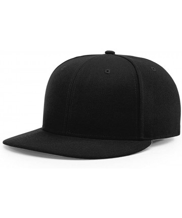 Baseball Caps PTS 65 PTS65 Surge Fitted Baseball HAT Ball DRI FIT Cap - Black - C9186XZQS5I $14.36