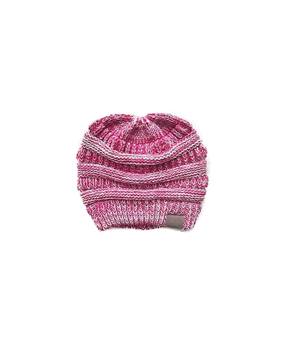 Skullies & Beanies Women Fashion Casual Crochet Knit Hats Skullies Beanie Hat Winter Warm Cap Skullies & Beanies - Rose Red -...