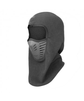 Balaclavas Unisex Ski Mask Winter Outdoor Sports Patchwork Windproof Motorcycle Helmet Fleece Warm Face Masks Shields - Gray ...