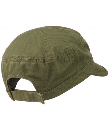 Baseball Caps Security Embroidered Enzyme Army Cap - Olive - CA11V0OF1NX $31.40