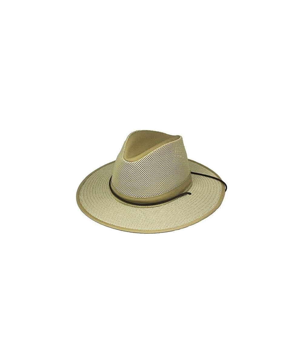 Cowboy Hats Breezer Aussie Hat- Khaki- Boxed XX-Large - C6193I3USNC $66.87