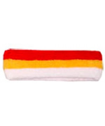 Headbands Striped Headband - Red/gold/white - CH11175D6PF $11.89