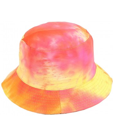Bucket Hats Unisex Print Double-Side-Wear Reversible Bucket Hat - Colorful B - CL196WGY6G9 $17.21