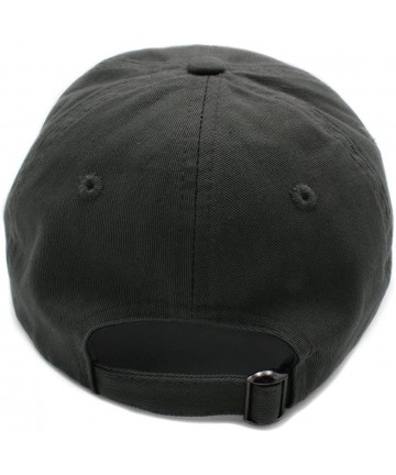 Baseball Caps Baseball Cap Men Women-Cotton Dad Hat Plain - Dark Grey - C712N24E51X $14.80
