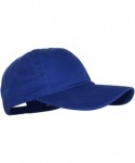 Baseball Caps Oceanside Solid Color Adjustable Baseball Cap - Royal Blue - C512INRKJLX $15.71