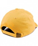 Baseball Caps EST 1960 Embroidered - 60th Birthday Gift Pigment Dyed Washed Cap - Mango - CF180QI395Z $23.62
