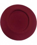 Berets Heritage Traditional French Wool Beret - Groseille - CH18U9LLZHE $53.65